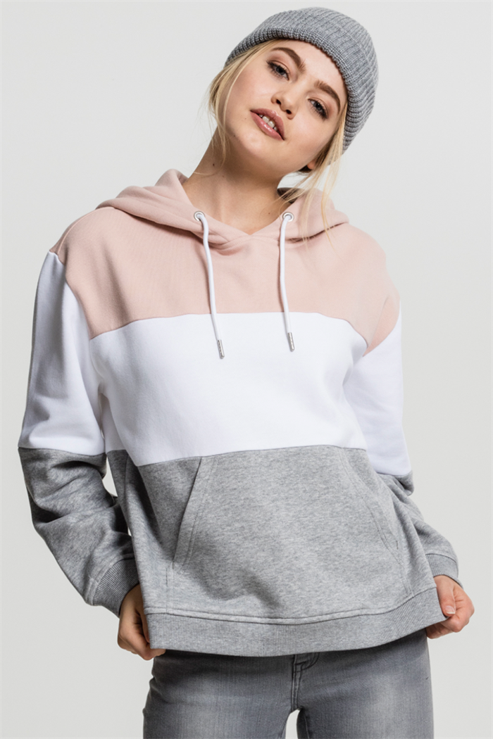 Ladies Oversize 3-Tone Hoody