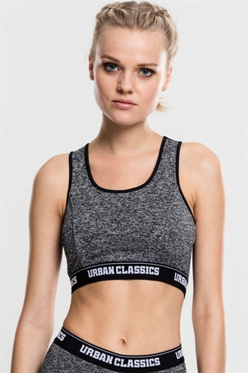 Ladies Active Melange Logo Bra