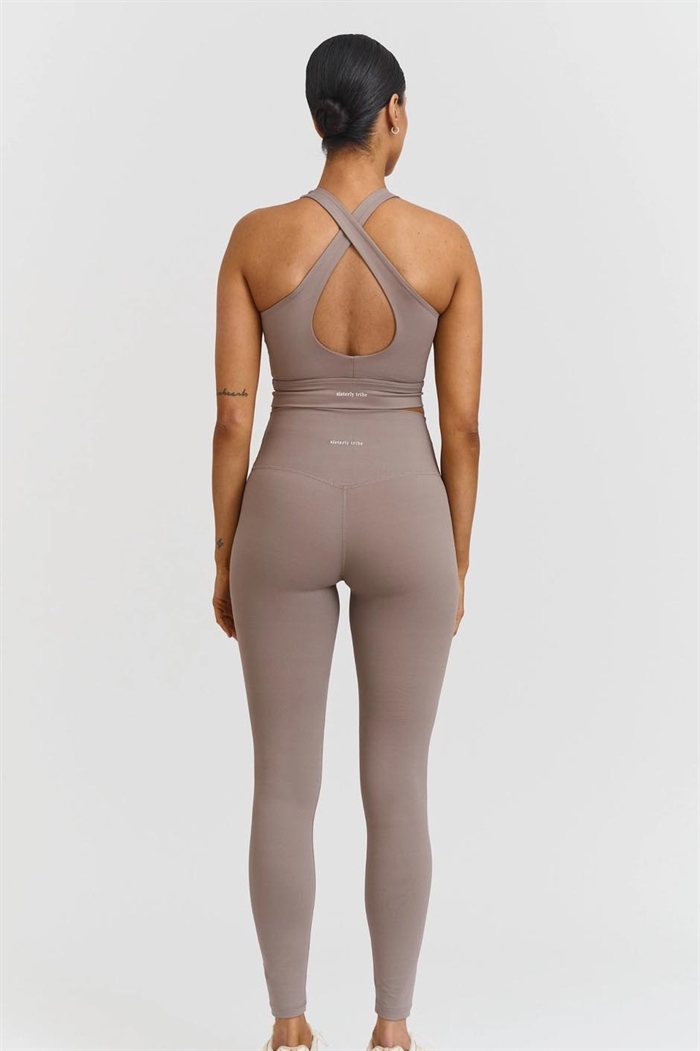 Softsculpt leggins i lerfarve
