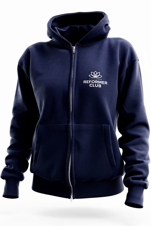 Reformer Hoodie med dobbelt Zip