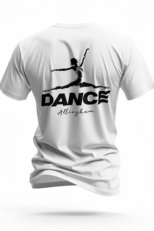 Allingham T-Shirt Hvid m. Sort Logo