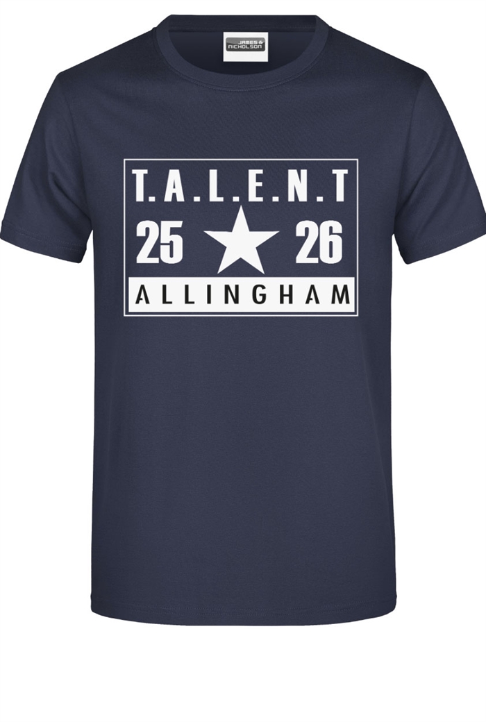 T.A.L.E.N.T PAKKE 1 ( Obligatorisk Talent tøj ) T-Shirt incl. T.A.L.E.N.T JAKKE